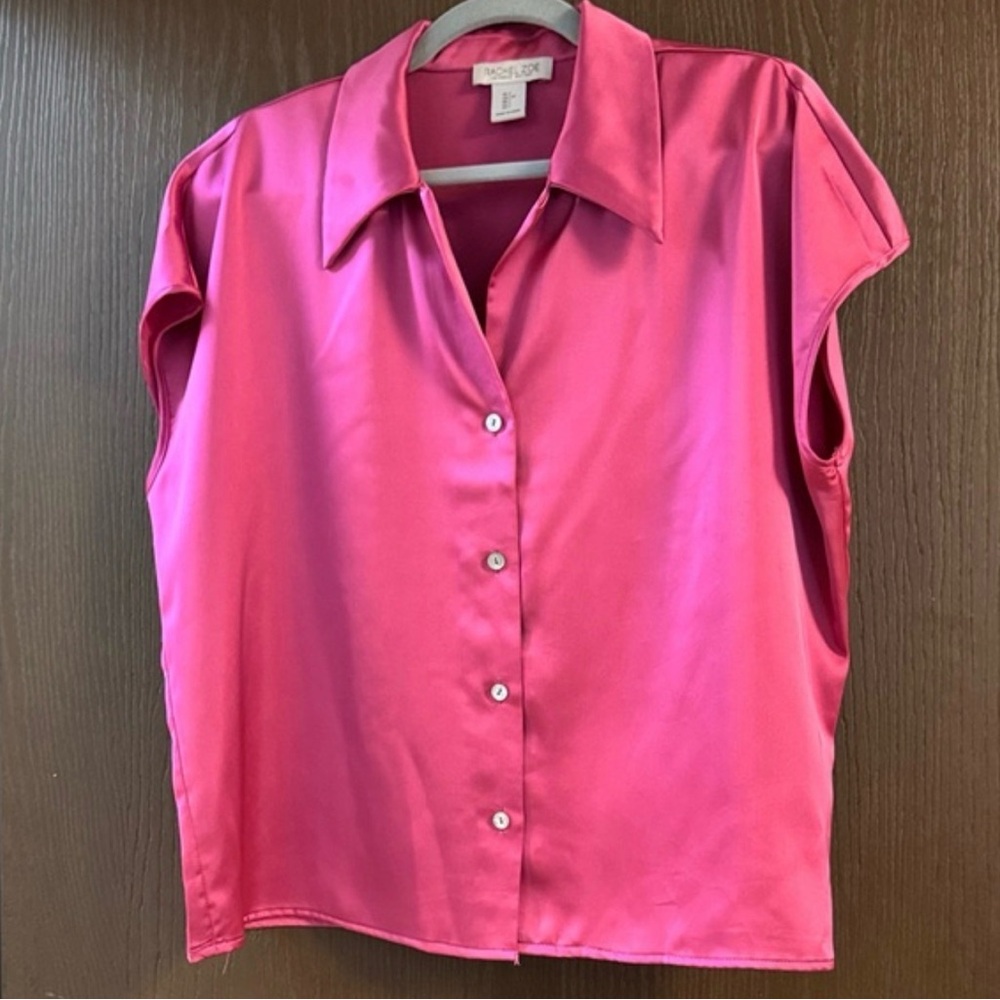 Rachel Zoe Fuchsia Button Down Shirt